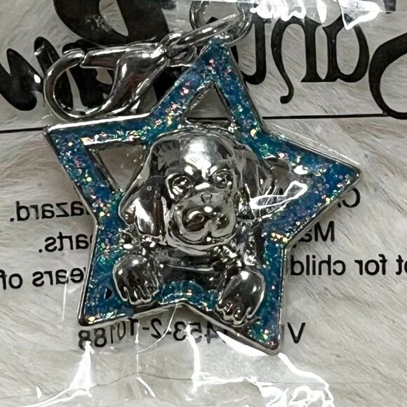 🔮 5/$25 Disney The Search for Santa Paws Glitter Star‎ Charm - Picture 1 of 4